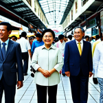 고객 구매 패턴 분석 기법 - Customer Segmentation**

"A diverse group of fully clothed Malaysian shoppers in a bustling market, ...