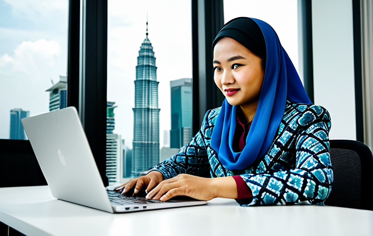 고객 행동 데이터의 시계열 분석 - Modern Malaysian Woman in Business**

A professional Malaysian businesswoman in a modest batik-inspi...