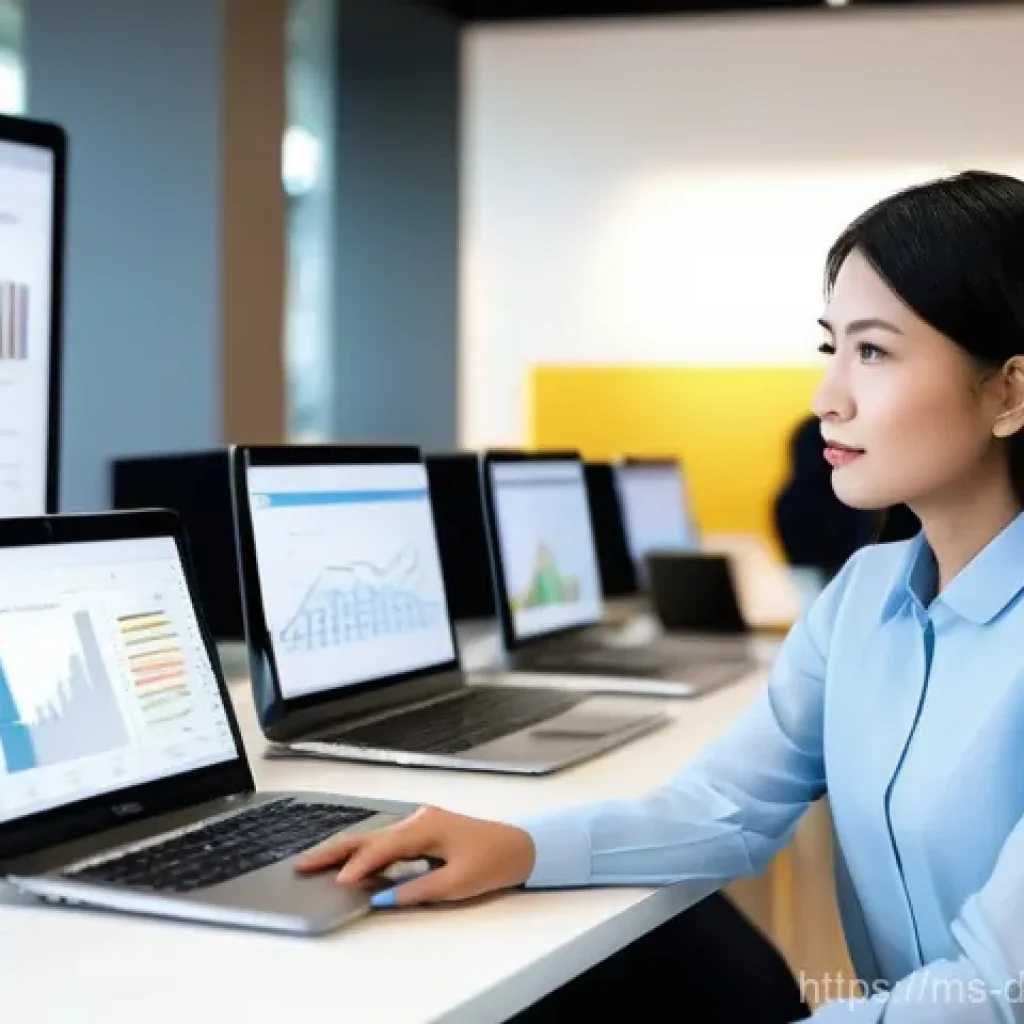 고객 데이터 분석을 위한 KPI 설정 방법 - **Prompt: The Empathetic Analyst & Customer Connection**
"A bright, modern office space in Kuala...
