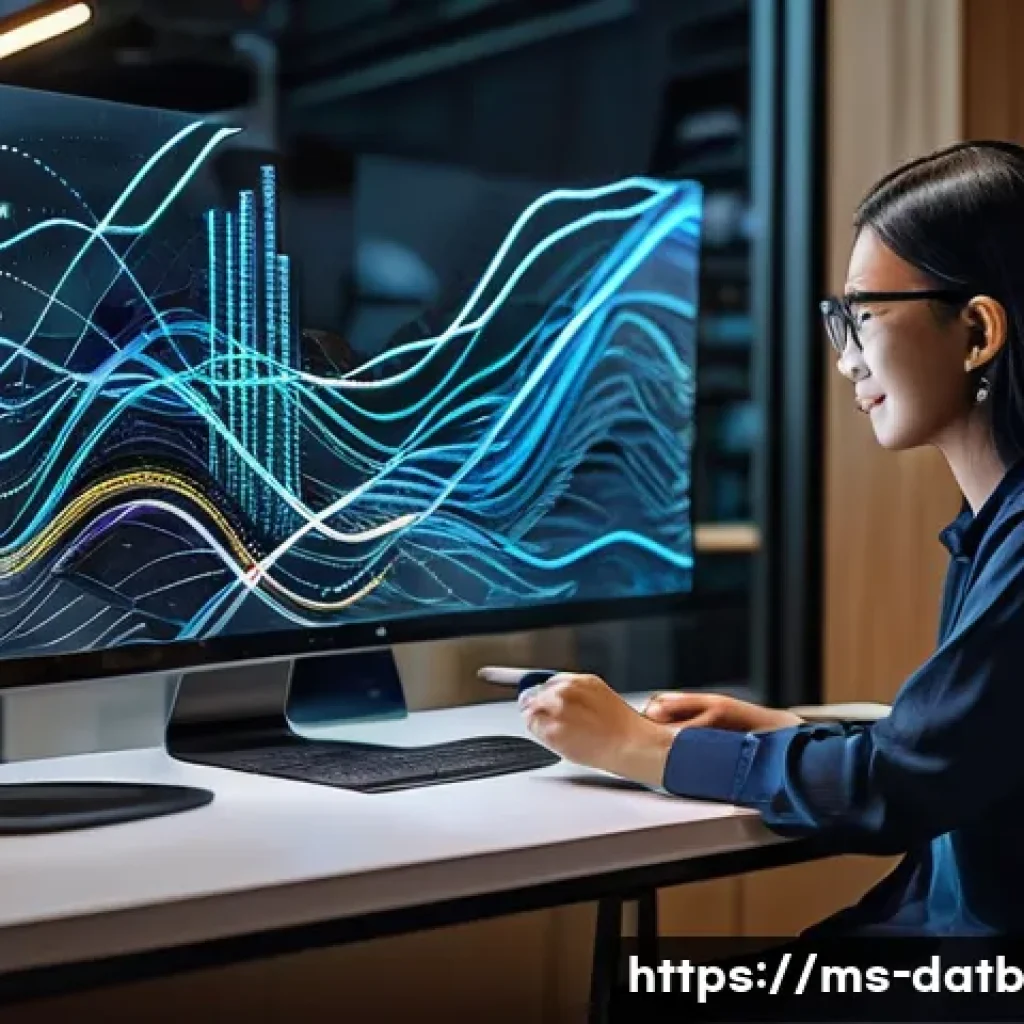 고객 데이터 분석의 다양한 접근 방법 - **Prompt 1: Decoding the Digital Footprint**
"A modern Malaysian female entrepreneur, in her lat...