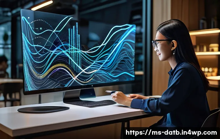 고객 데이터 분석의 다양한 접근 방법 - **Prompt 1: Decoding the Digital Footprint**
"A modern Malaysian female entrepreneur, in her lat...